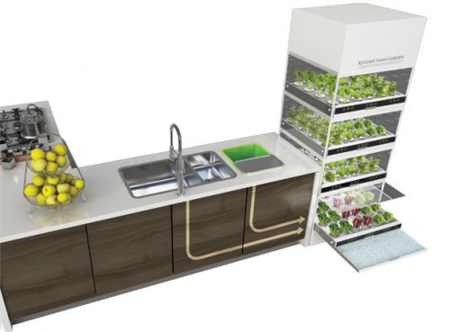 Huertas verticales para tu cocina: Kitchen Nano Garden de Hyundai